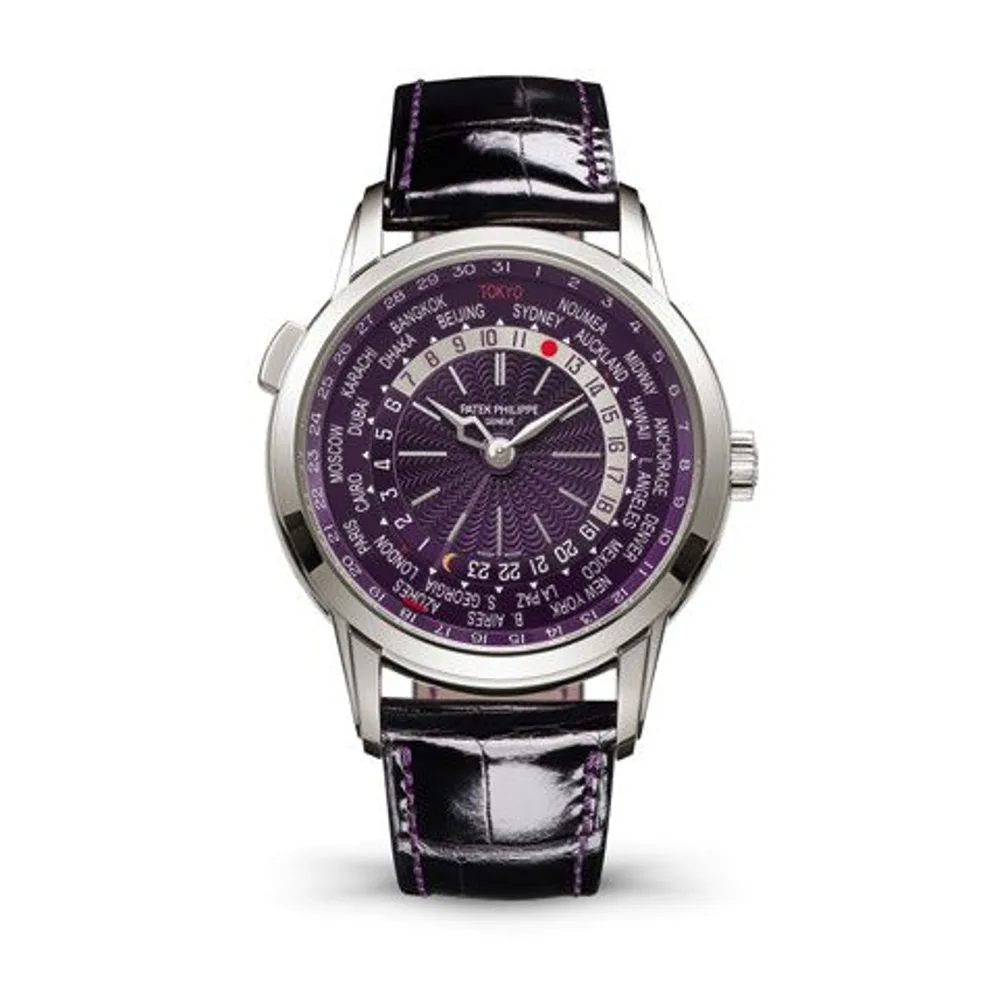 Patek Philippe Complications World Time Date 5330 White Gold / Plum / Tokyo 2023