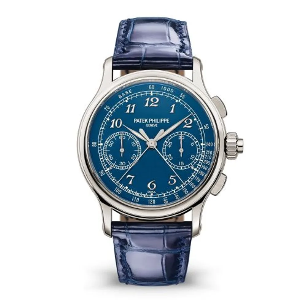 Patek Philippe Grand Complications Split-Seconds Chronograph 5370 Platinum / Blue