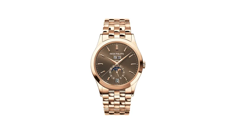 Patek Philippe Complications Annual Calendar 5396 Rose Gold Brown Bracelet