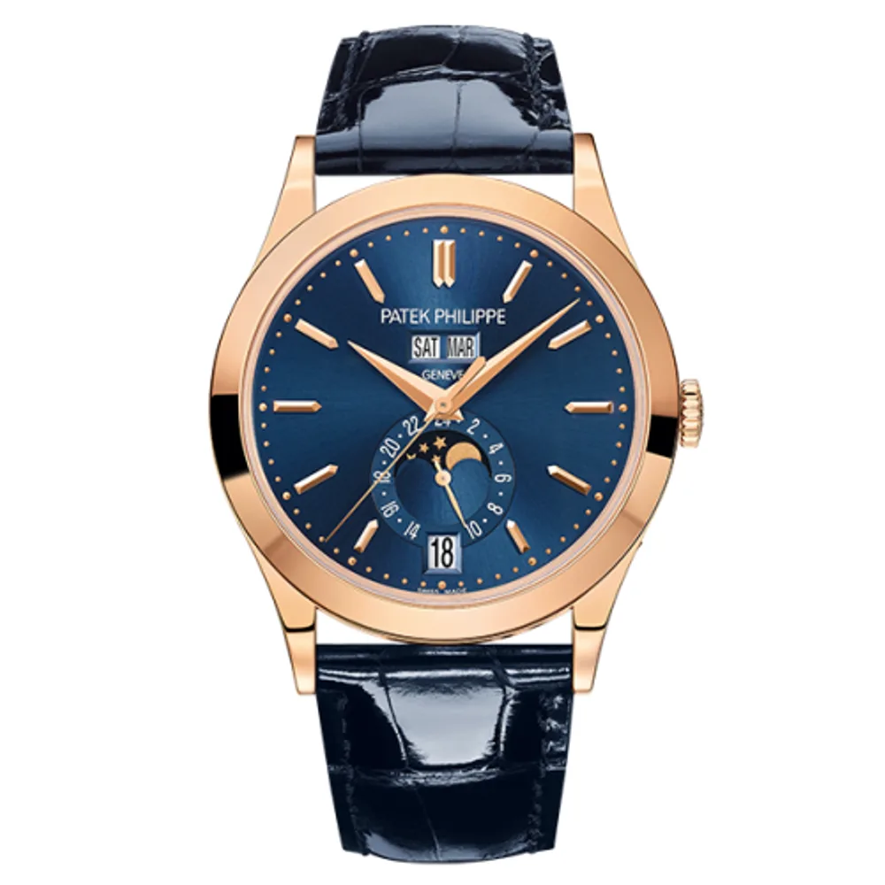 Patek Philippe Complications Annual Calendar 5396 Rose Gold / Blue