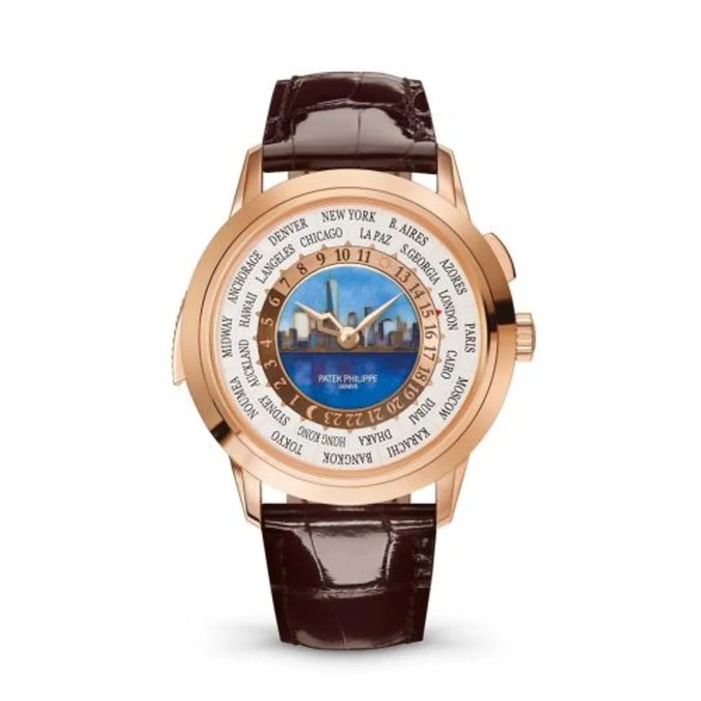 Patek Philippe Grand Complications World Time Minute Repeater Rose Gold / New York Daytime