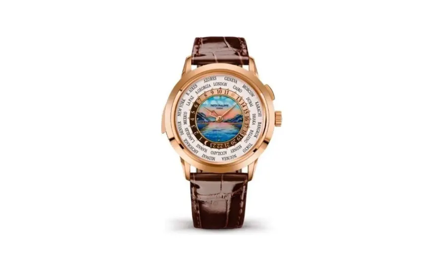 Patek Philippe Grand Complications World Time Minute Repeater Rose Gold / Lake Thun