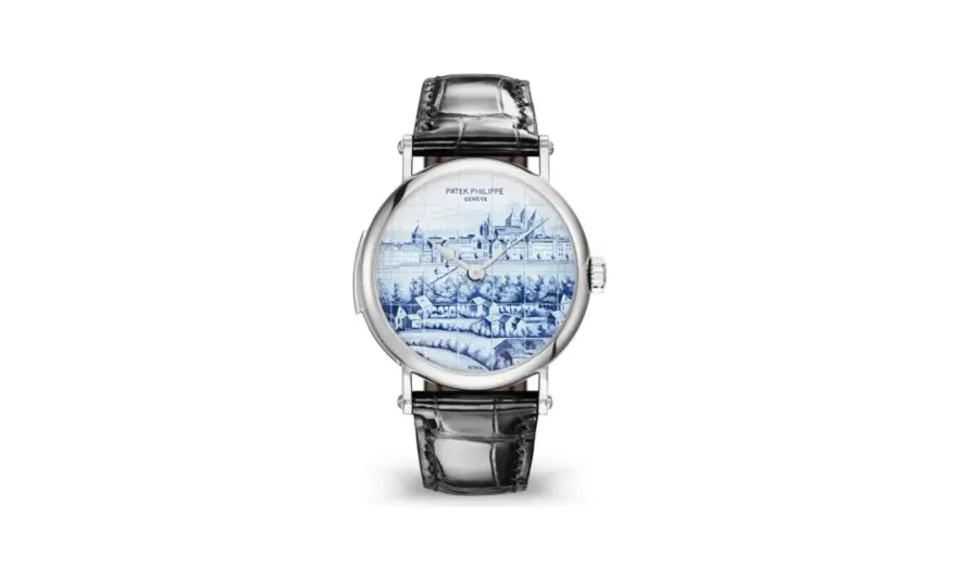 Patek Philippe Grand Complications Tourbillon Minute Repeater 5538 White Gold / Old Views of Geneva