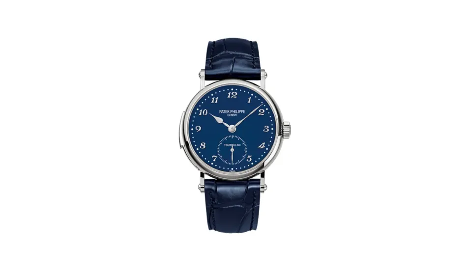Patek Philippe Grand Complications Tourbillon Minute Repeater 5539 White Gold / Blue