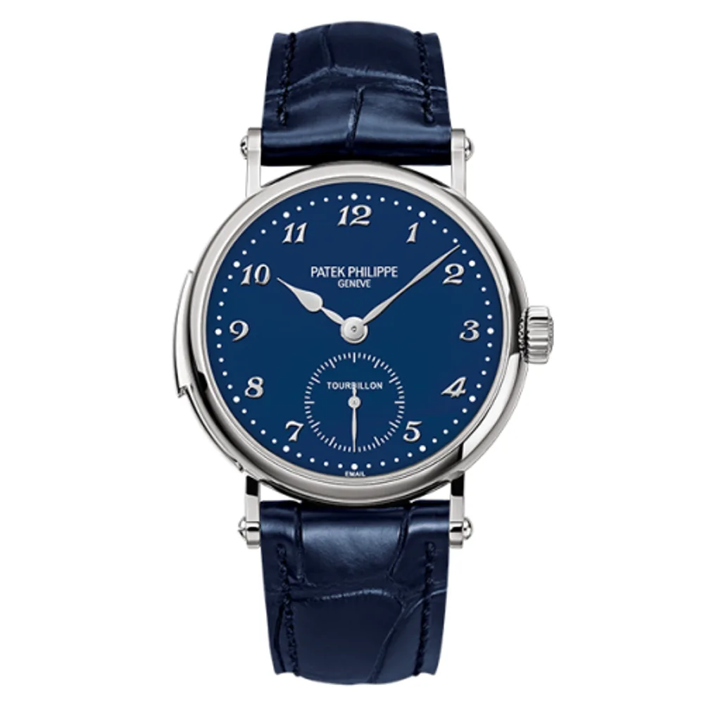 Patek Philippe Grand Complications Tourbillon Minute Repeater 5539 White Gold / Blue