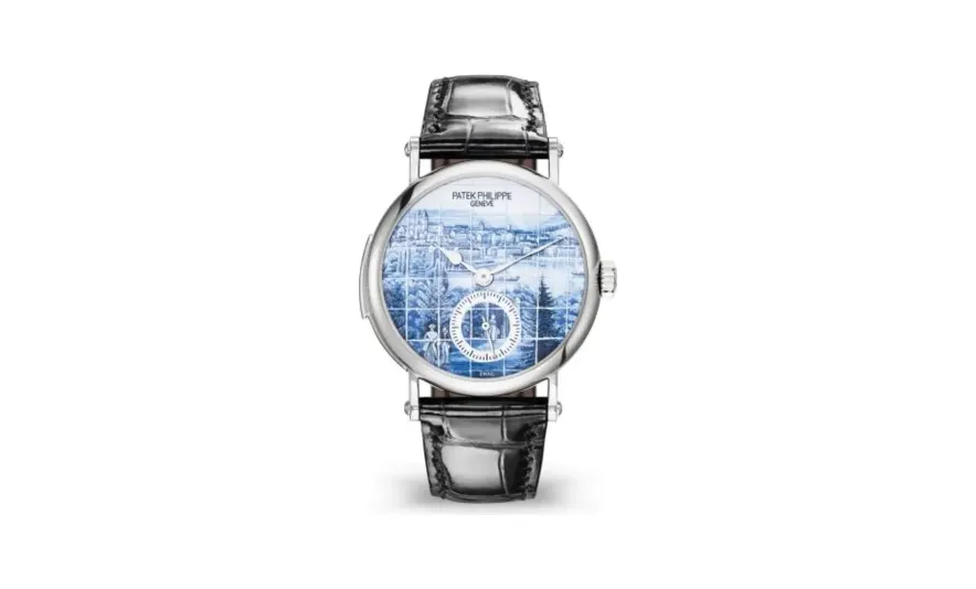 Patek Philippe Grand Complications Tourbillon Minute Repeater 5539 White Gold / Old Views of Geneva