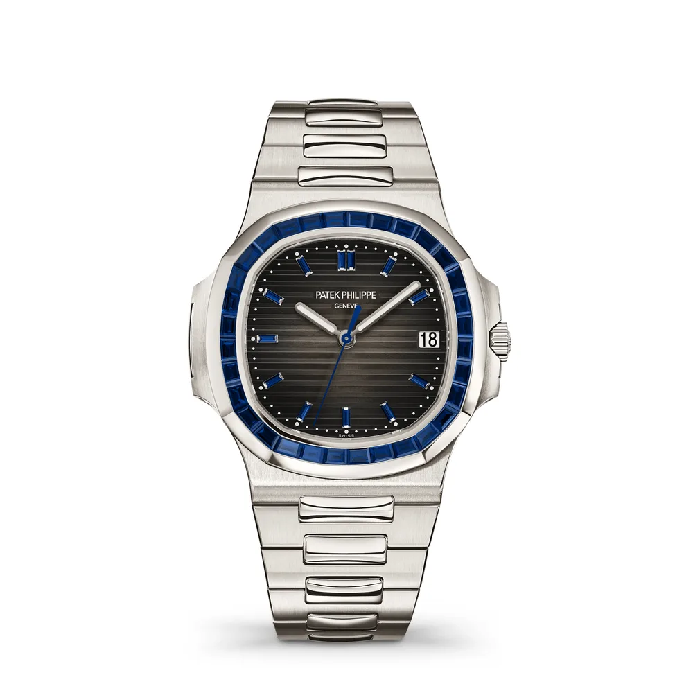Patek Philippe Nautilus, Platinum, Charcoal grey dial