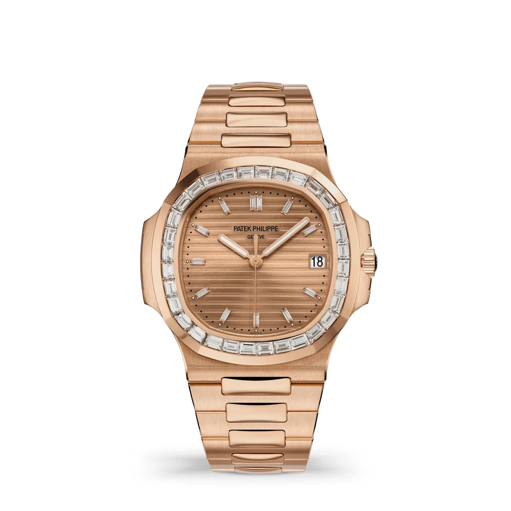 Patek Philippe Nautilus, Rose gold, Rose-gilt dial