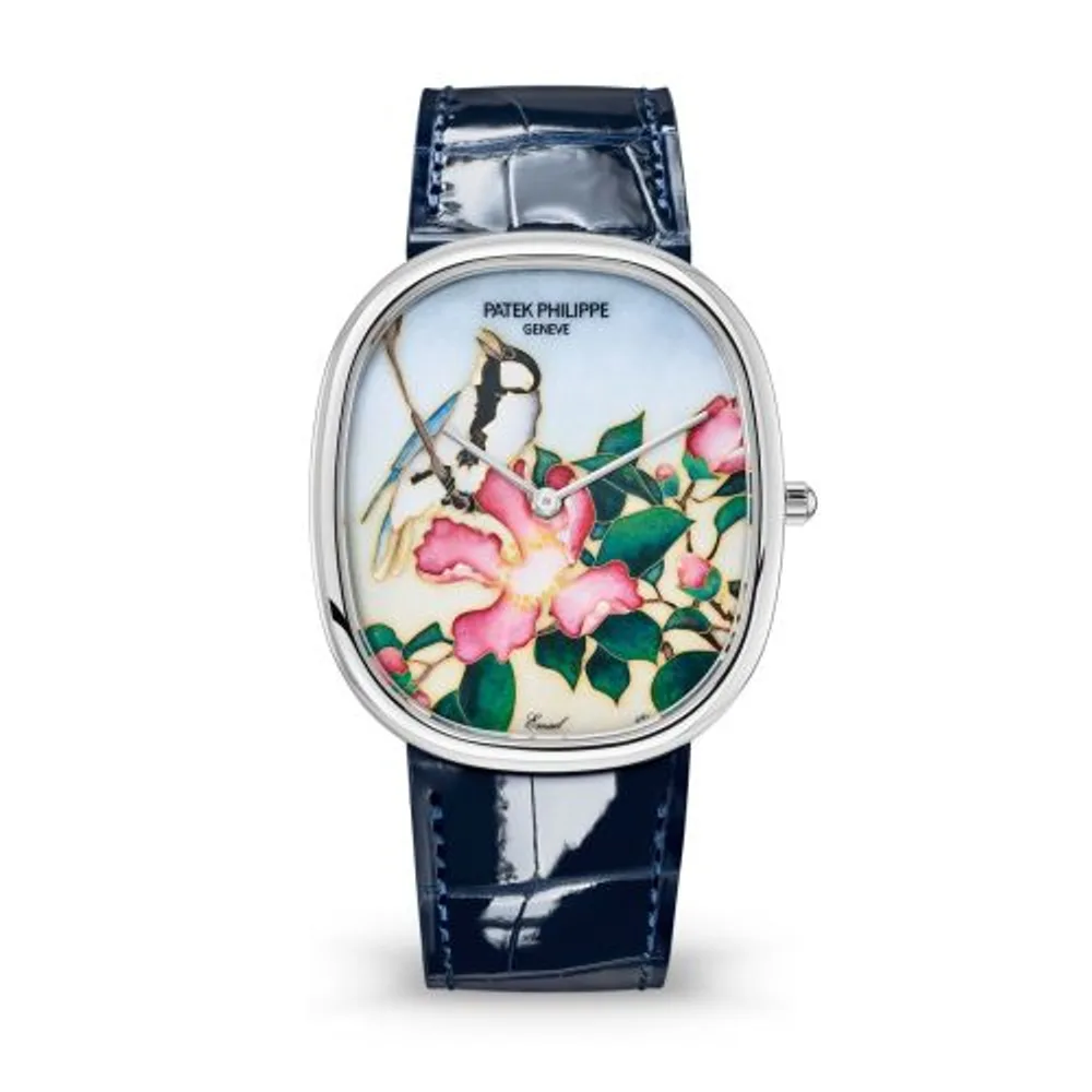 Patek Philippe Golden Ellipse 5738 White Gold / Japanese Prints