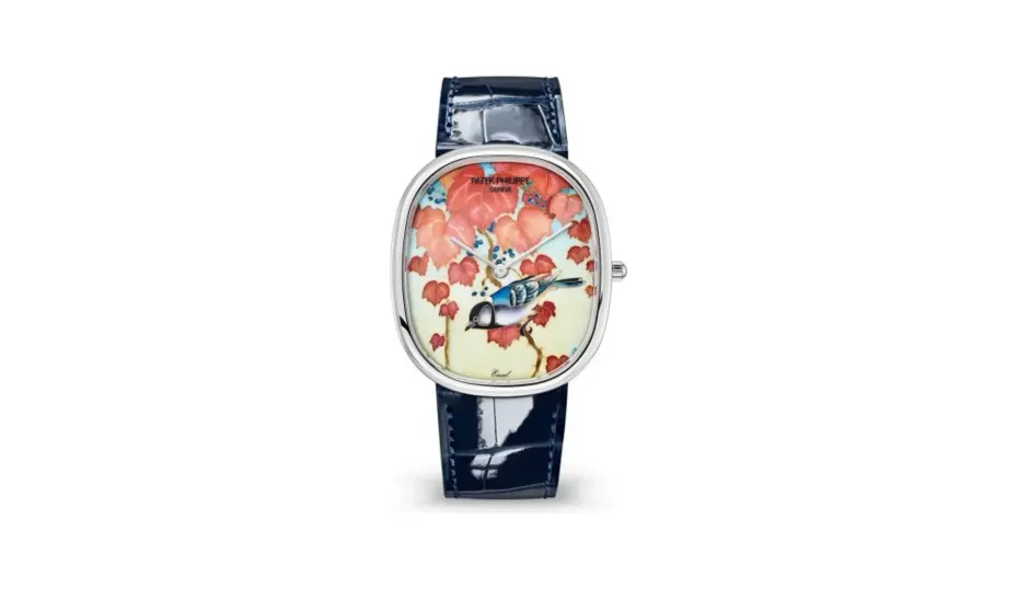 Patek Philippe Golden Ellipse 5738 White Gold / Japanese Prints