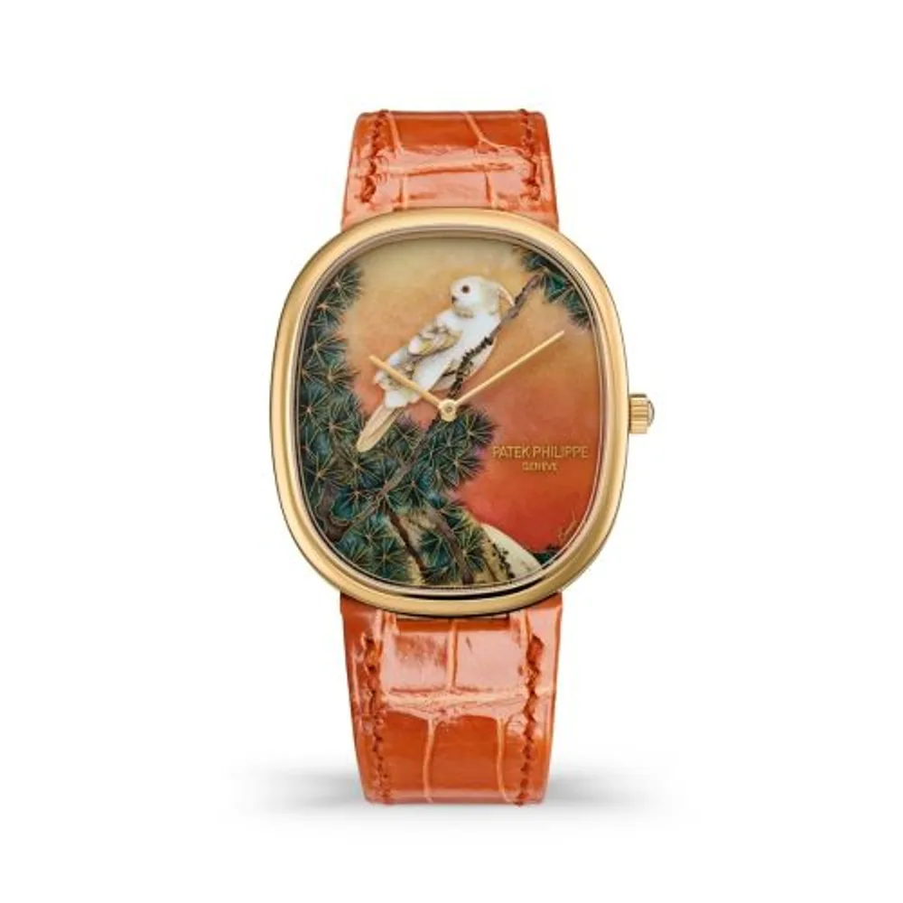 Patek Philippe Golden Ellipse 5738 Yellow-Crested Cockatoo