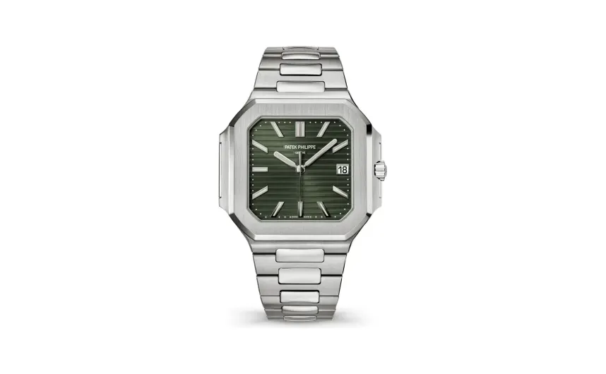 Patek Philippe Cubitus, Steel, Olive green dial
