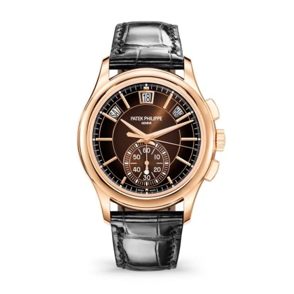 Patek Philippe Complications Annual Calendar Chronograph 5905 Rose Gold / Brown