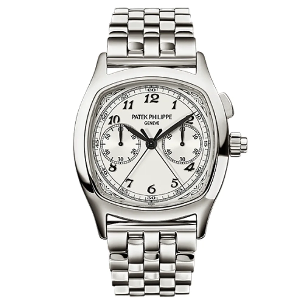 Patek Philippe Grand Complications Split-Seconds Chronograph 5950 Stainless Steel / Silver / Bracelet
