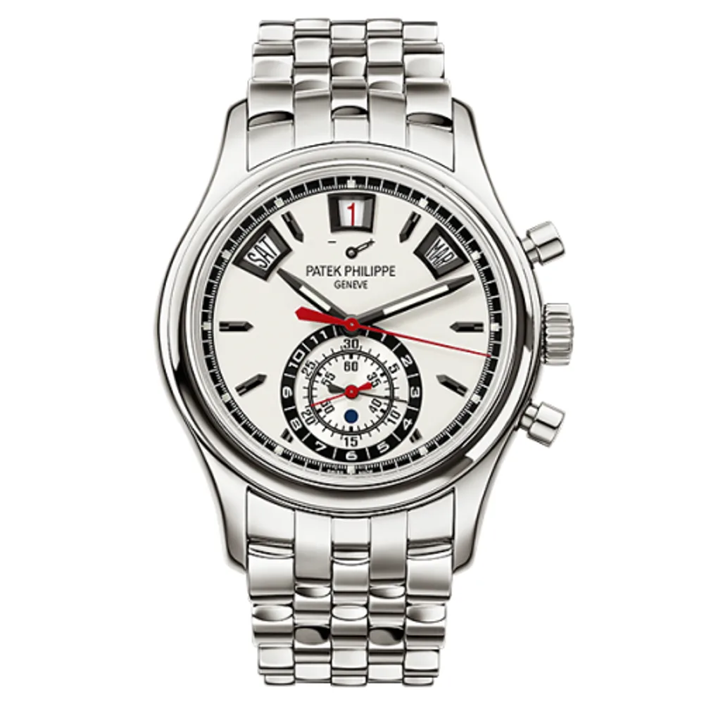 Patek Philippe Complications Annual Calendar Chronograph 5960 Stainless Steel / Silver