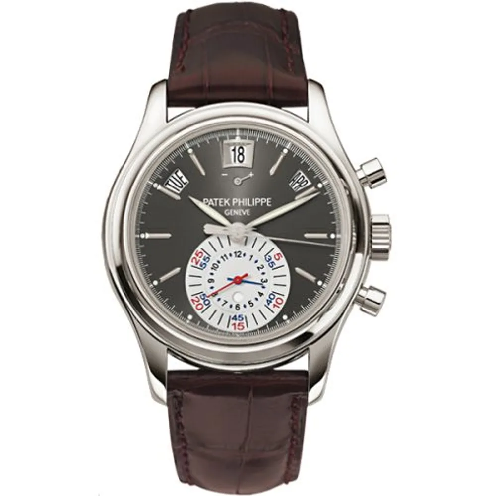 Patek Philippe Complications Annual Calendar Chronograph 5960 Platinum / Grey