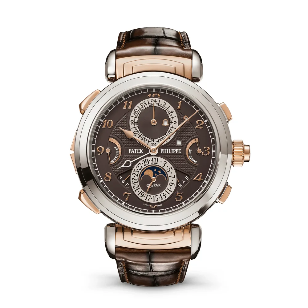 Patek Philippe Grand Complications, Rose gold and white gold, Brown dial