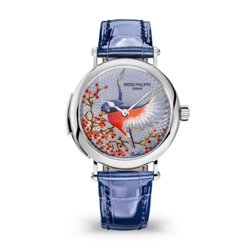 Patek Philippe Grand Complications Minute Repeater 7000 White Gold Bird