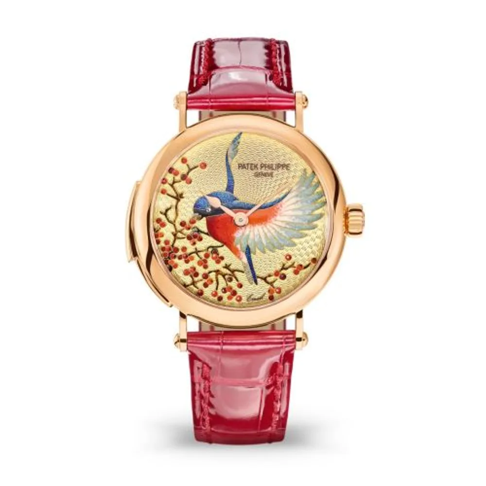 Patek Philippe Grand Complications Minute Repeater 7000 Rose Gold / Bird