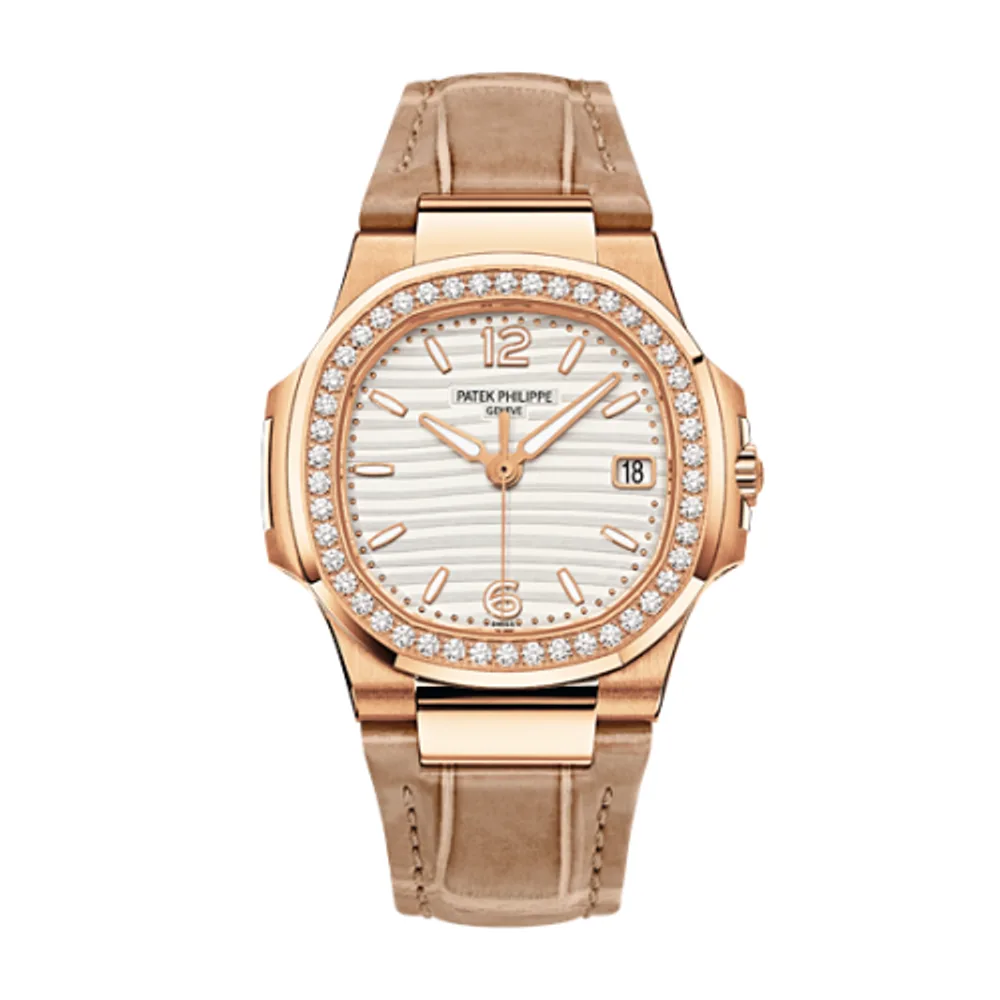 Patek Philippe Nautilus 7010 Rose Gold / White