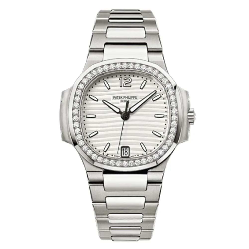 Patek Philippe Nautilus 7018 'Silvery White' Stainless Steel / White