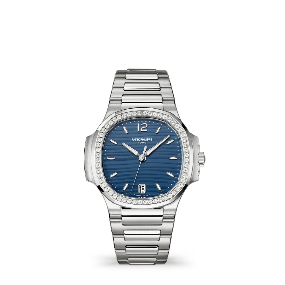 Patek Philippe Nautilus, Steel, Blue dial