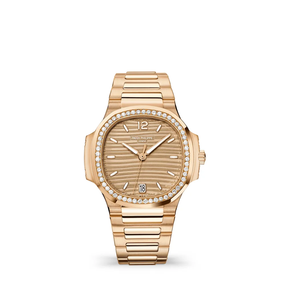 Patek Philippe Nautilus, Rose gold, Golden brown dial