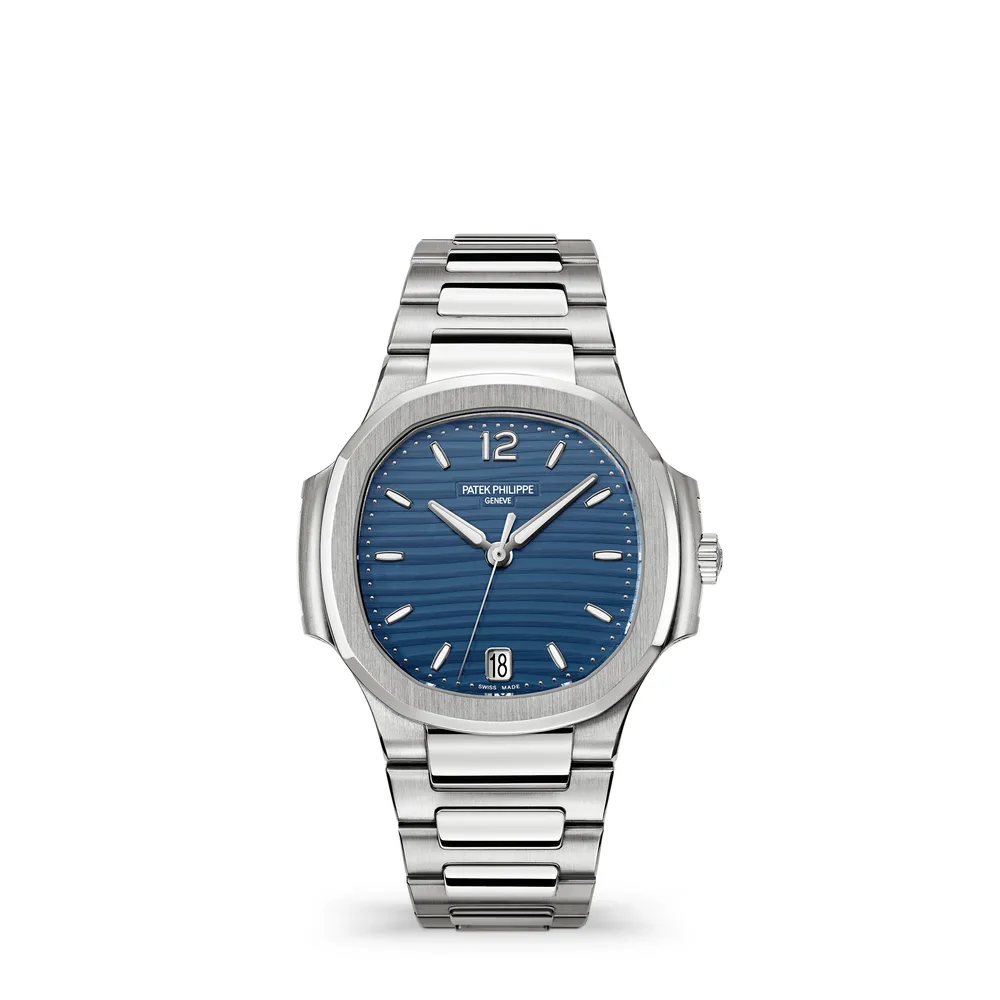 Patek Philippe Nautilus, Steel, Blue dial