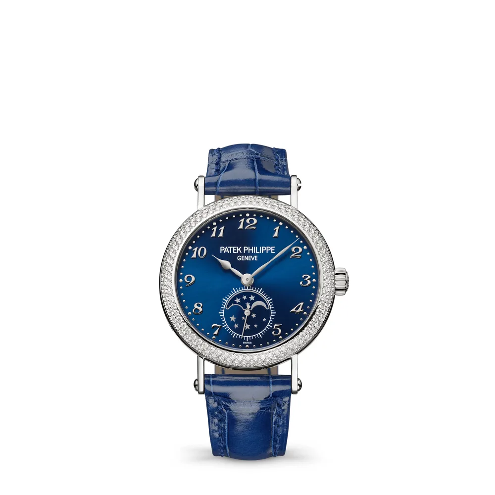 Patek Philippe Complications, White gold, Blue dial