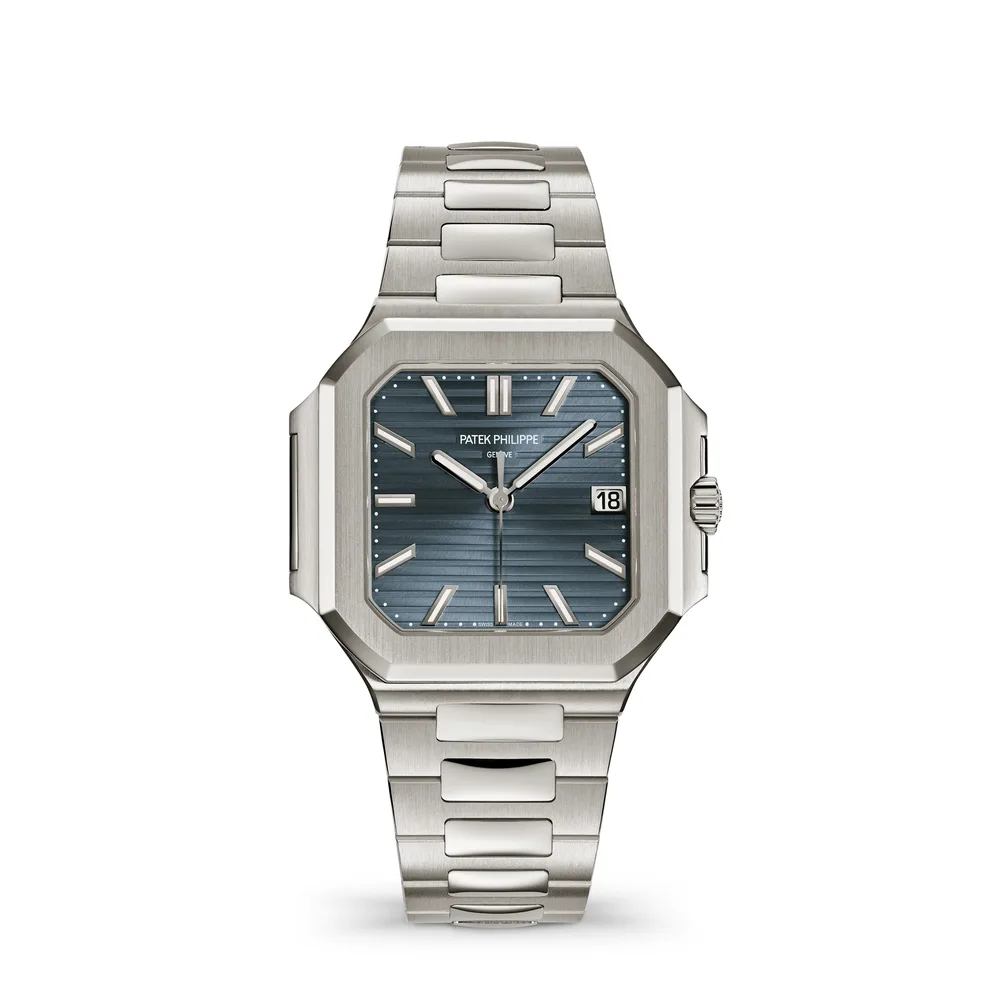Patek Philippe Cubitus, White gold, Blue-grey dial