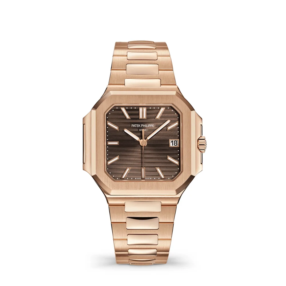 Patek Philippe Cubitus, Rose gold, Brown dial