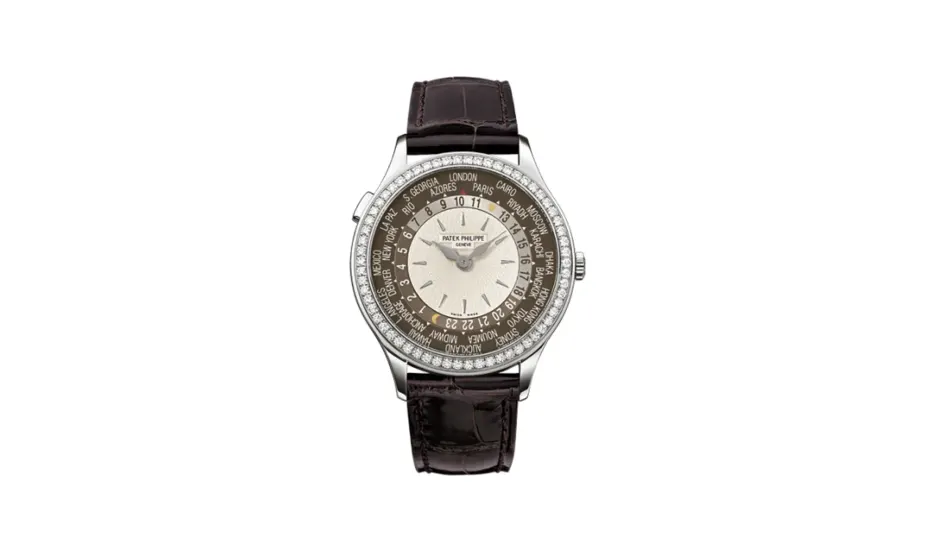 Patek Philippe Complications World Time 7130 White Gold / Brown