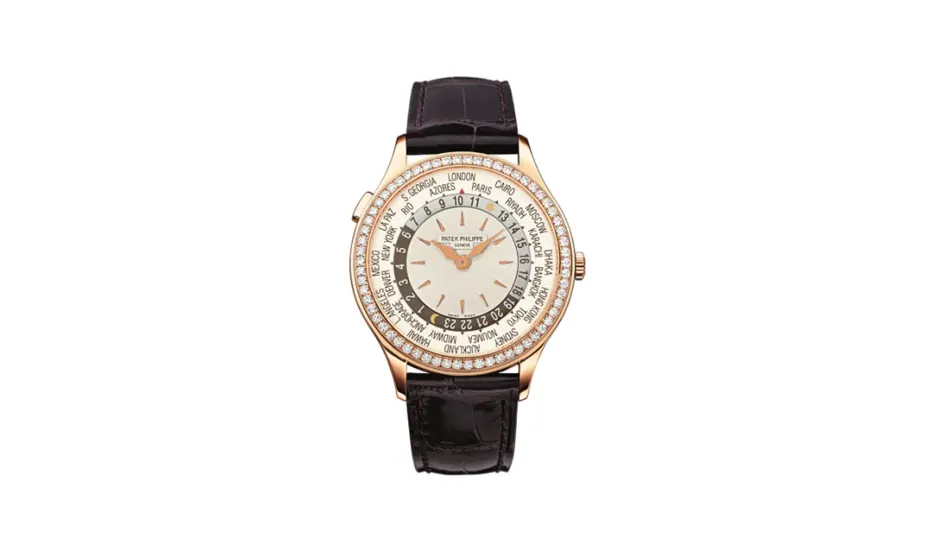 Patek Philippe Complications World Time 7130 Rose Gold / Silver / Hong Kong