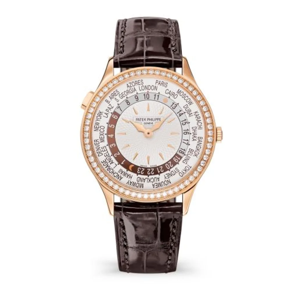 Patek Philippe Complications World Time 7130 Rose Gold / Silver / Beijing