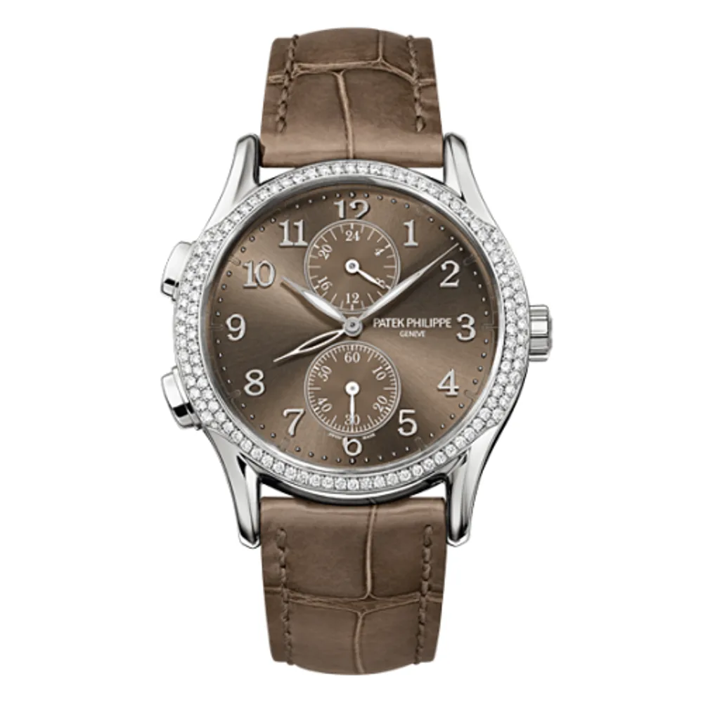Patek Philippe Complications Calatrava Travel Time 7134 White Gold