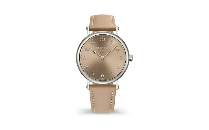 Patek Philippe Calatrava, White gold, Sand beige dial