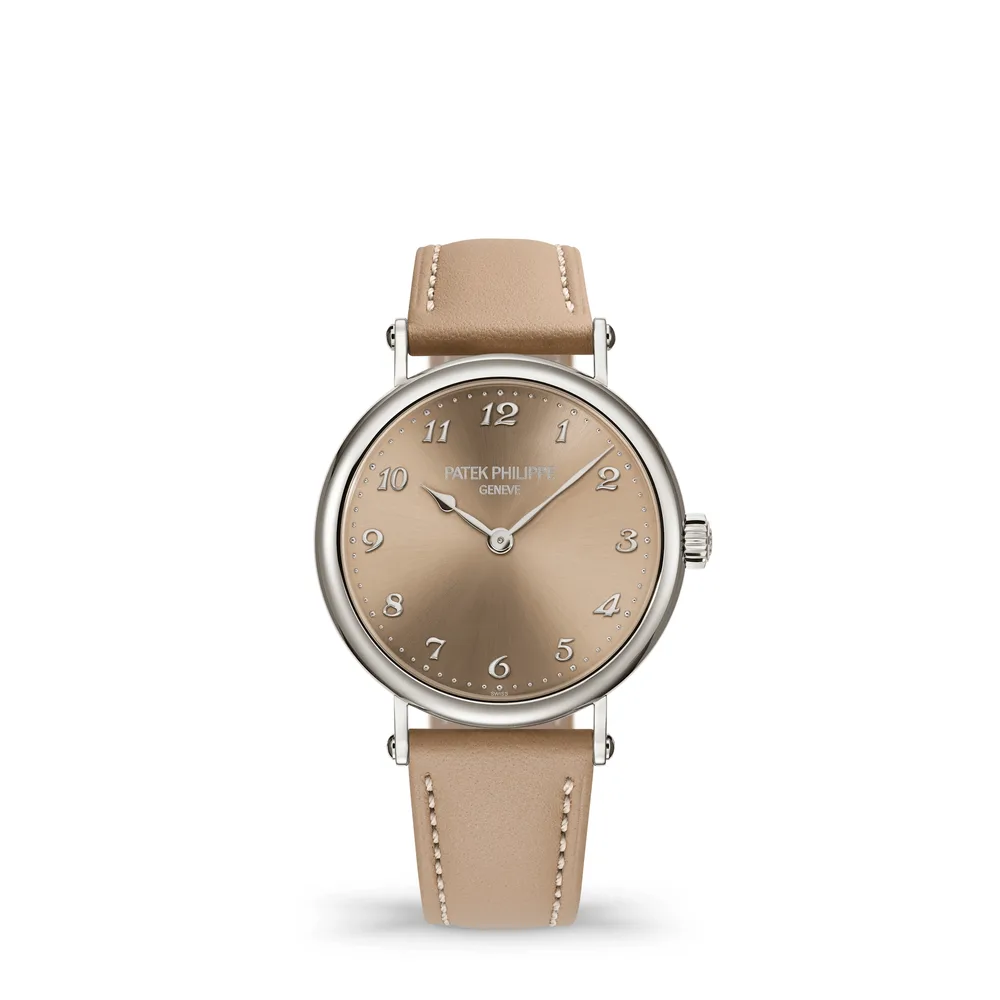 Patek Philippe Calatrava, White gold, Sand beige dial