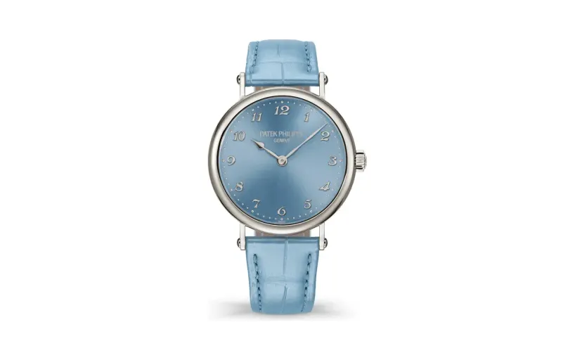 Patek Philippe Calatrava, White gold, Glacier blue dial