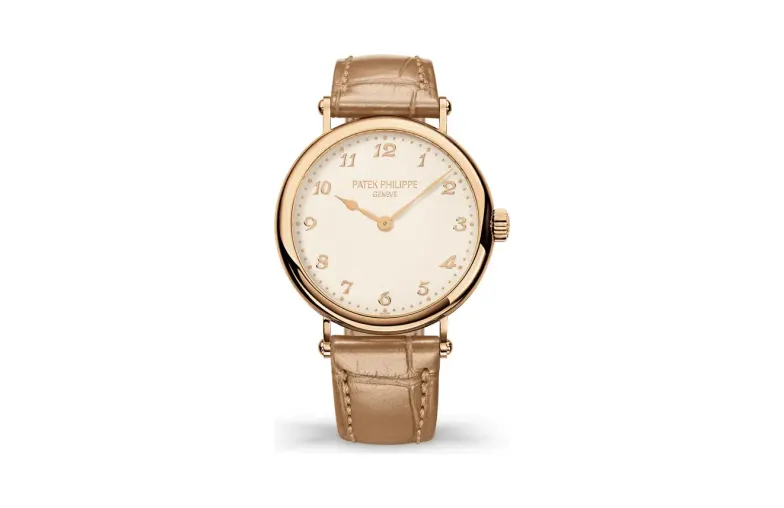 Patek Philippe Calatrava, Rose gold, Silvery dial