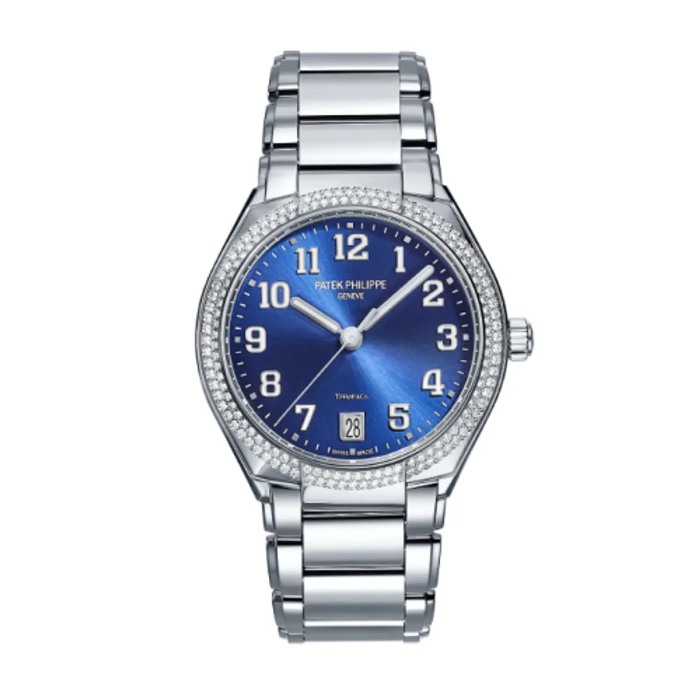 Patek Philippe Twenty~4 Twenty-4 Automatic Tiffany Stainless Steel / Diamond / Blue