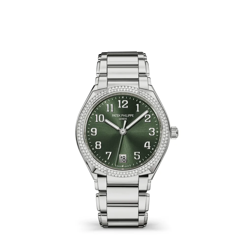 Patek Philippe Twenty~4, Steel, Olive green dial