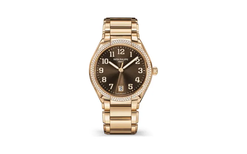 Patek Philippe Twenty~4, Rose gold, Brown dial
