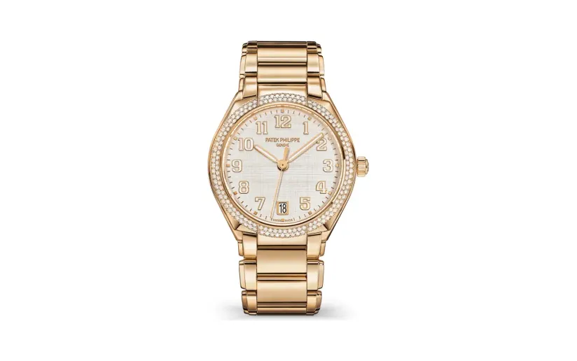 Patek Philippe Twenty~4, Rose gold, Silvery dial