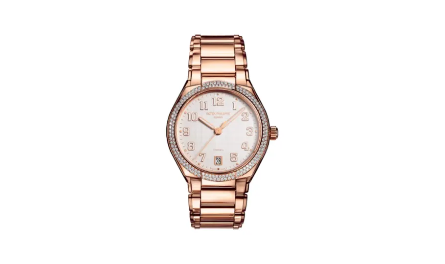 Patek Philippe Twenty~4 Twenty-4 Automatic Tiffany Rose Gold / Diamond / Shantung Silk