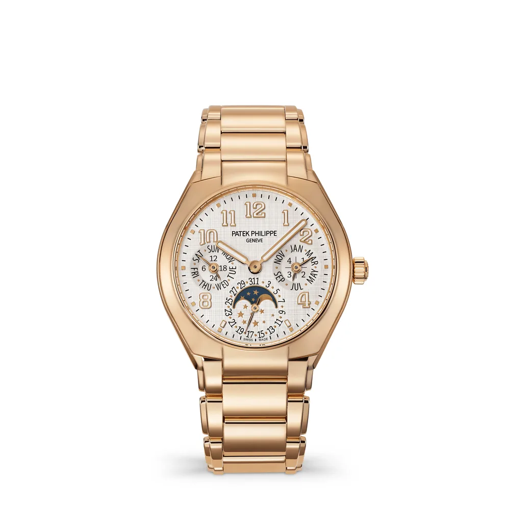 Patek Philippe Twenty~4, Rose gold, Silvery dial