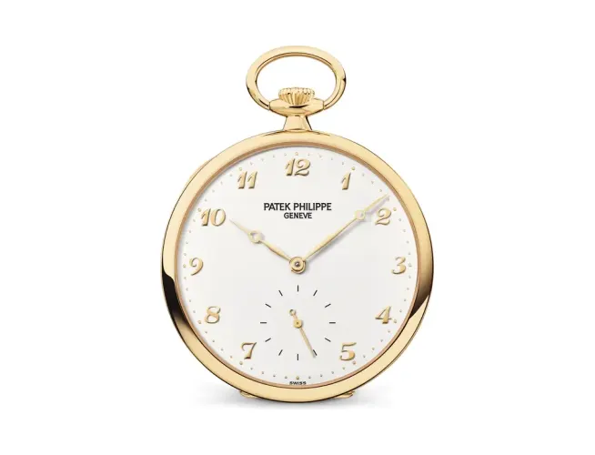 Patek Philippe Pocket Watches, Yellow gold, Silvery dial