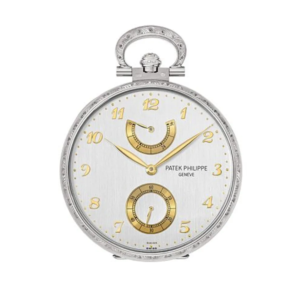 Patek Philippe Pocket Watch Lepine Power Reserve White Gold / From Mother to Daughter