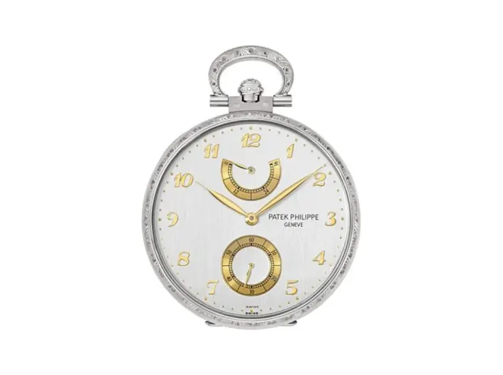 Patek Philippe Pocket Watch Lepine Power Reserve White Gold / From Father to Son