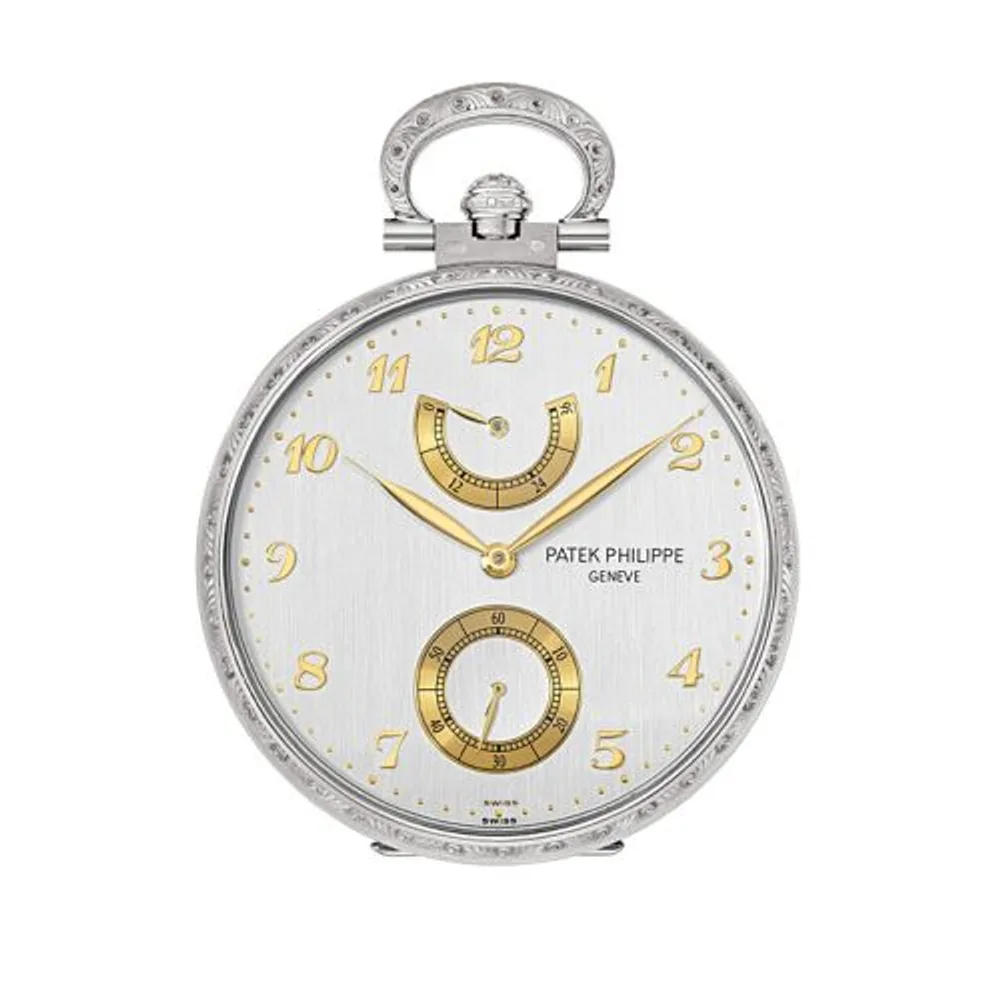 Patek Philippe Pocket Watch Lepine Power Reserve White Gold / From Father to Son