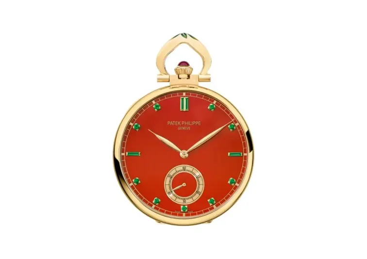 Patek Philippe Pocket Watch Lepine Yellow Gold / Tudor Rose